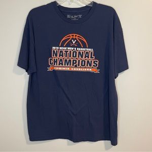 The Victory 2019 NCAA Virginia Cavaliers Basketball Championship Blue Tshirt XL